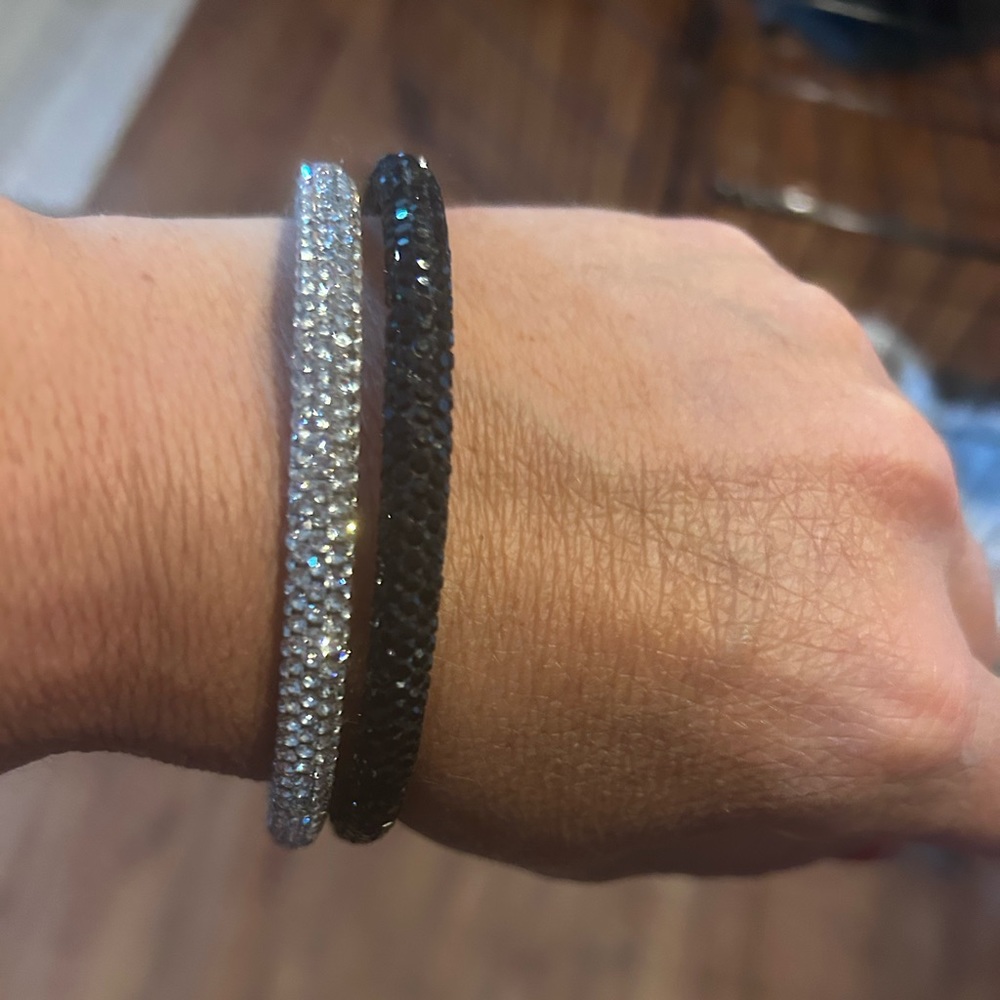Sparkle bangle bracelets